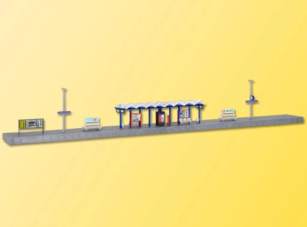 Kibri 39563 - S-Bahnsteig Nürnberger Straße H0 1:87
