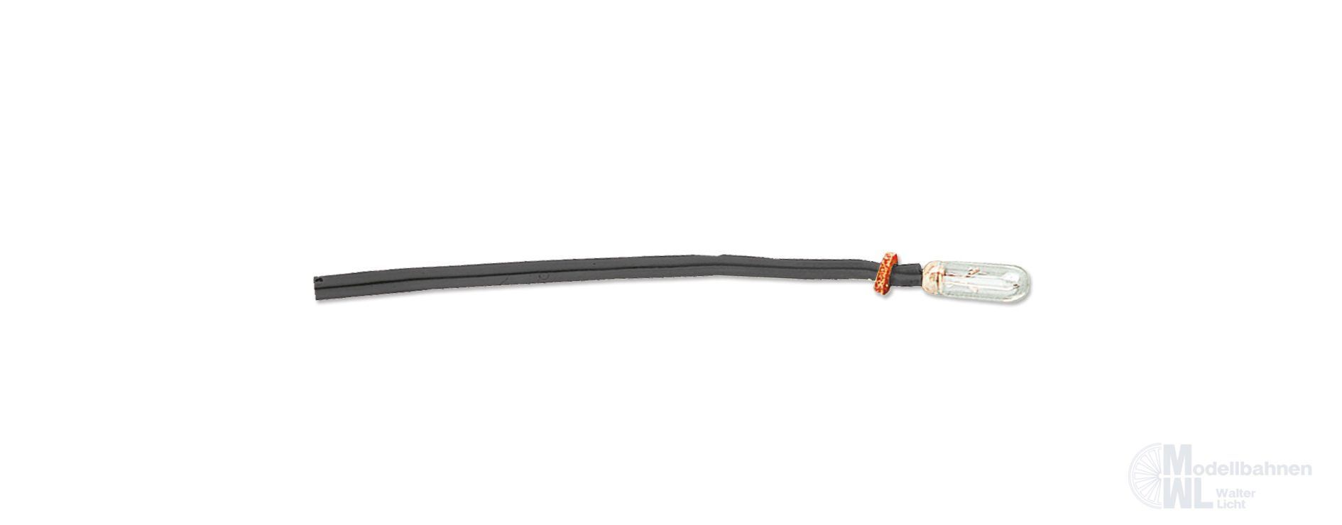 Brawa 3268 - Kabelbirne 2 Kabel schwarz 3V