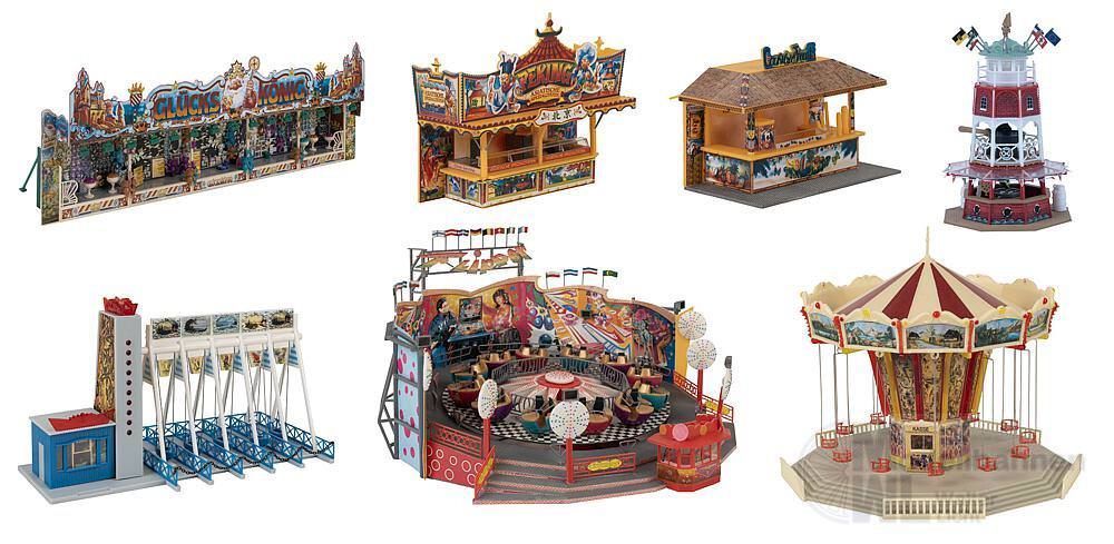 Faller 140460 - Kirmes-Set Jahrmarktvergnügen H0 1:87
