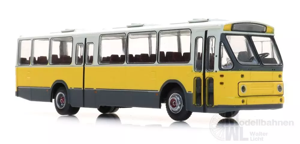 ARTITEC b.v. 487.070.37 - Regionalbus unbedruckt Leyland Ausstieg Mitte Fertigmodell H0 1:87
