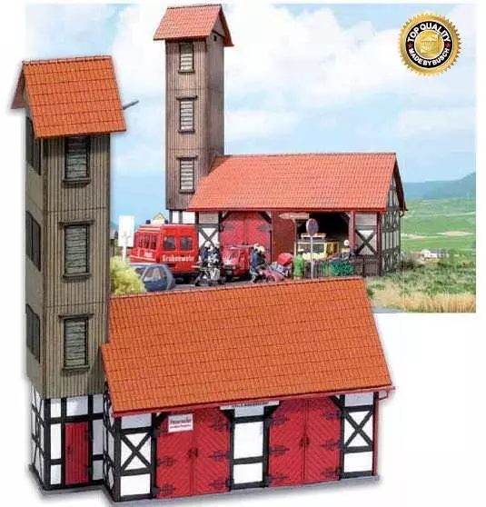 Busch 1452 - Feuerwehr Gerätehaus Illfeld H0 1:87