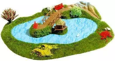 Busch 3110 - See mit Steg H0 1:87