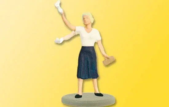 Viessmann 1555 - Winkende Frau mit bewegtem Arm H0 1:87