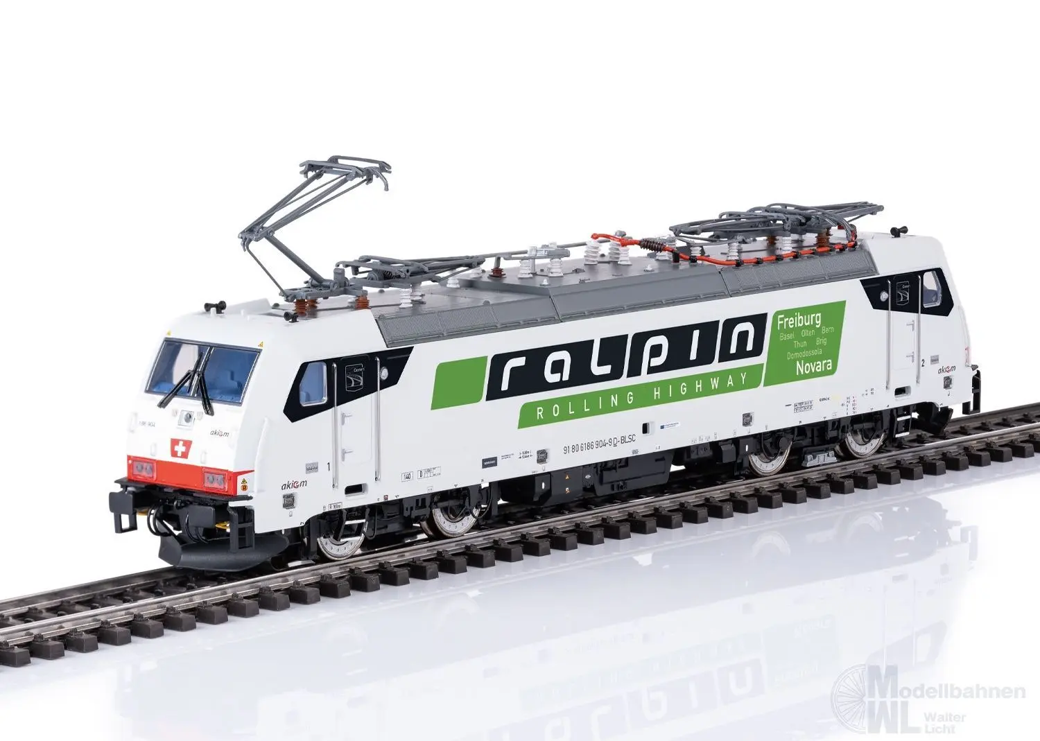 Märklin 38801 - E-Lok BR 186 SBB Ep.VI Railpin H0/WS Sound