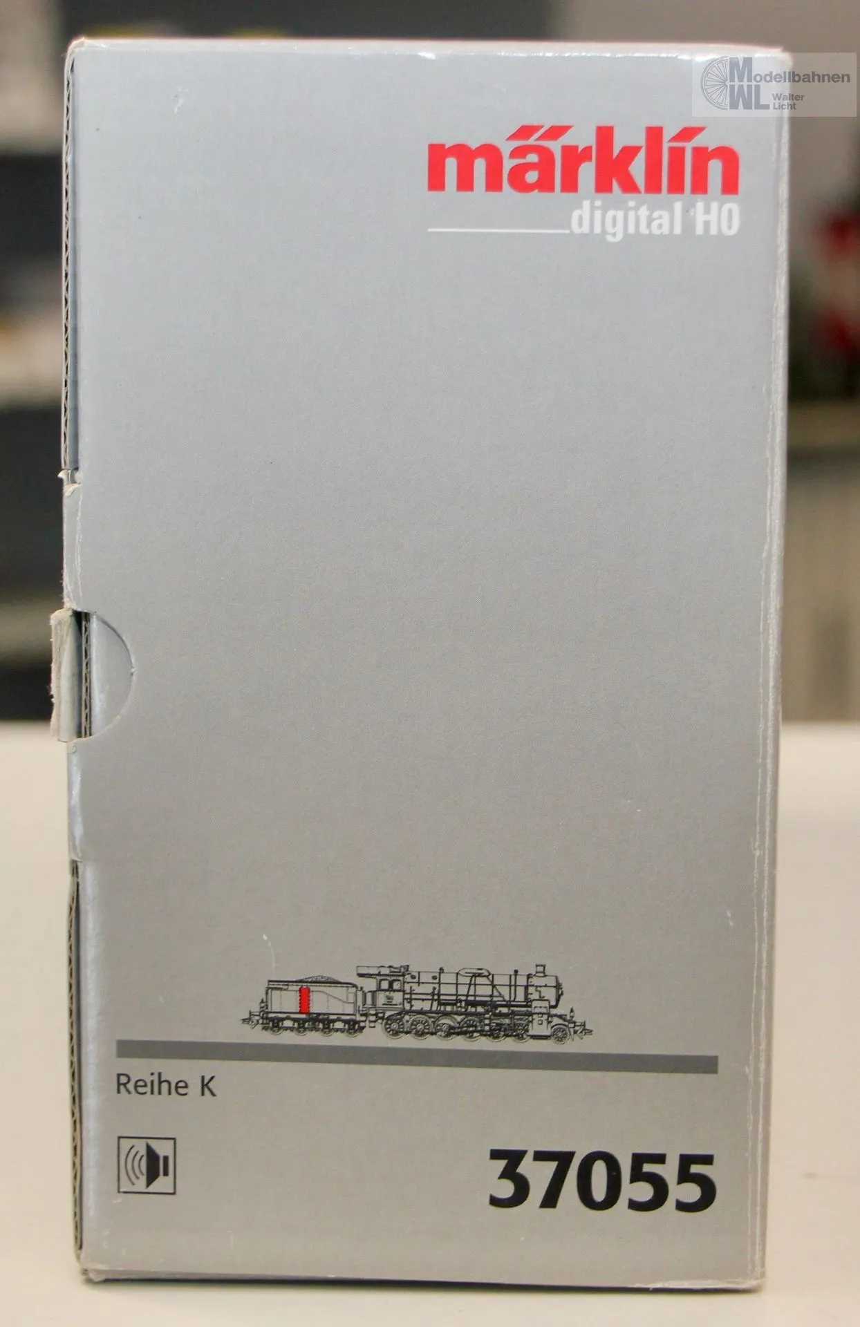 Märklin 37055 - MÄRKLIN - Dampflok Reihe K K.W.St.E. Ep.I grün H0/WS Sound mfx