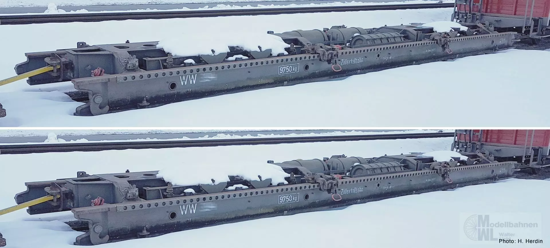 Roco 6640007 - Schmalspur-Rollwagen Set Zillertalbahn Ep.V/VI 2.tlg. H0e