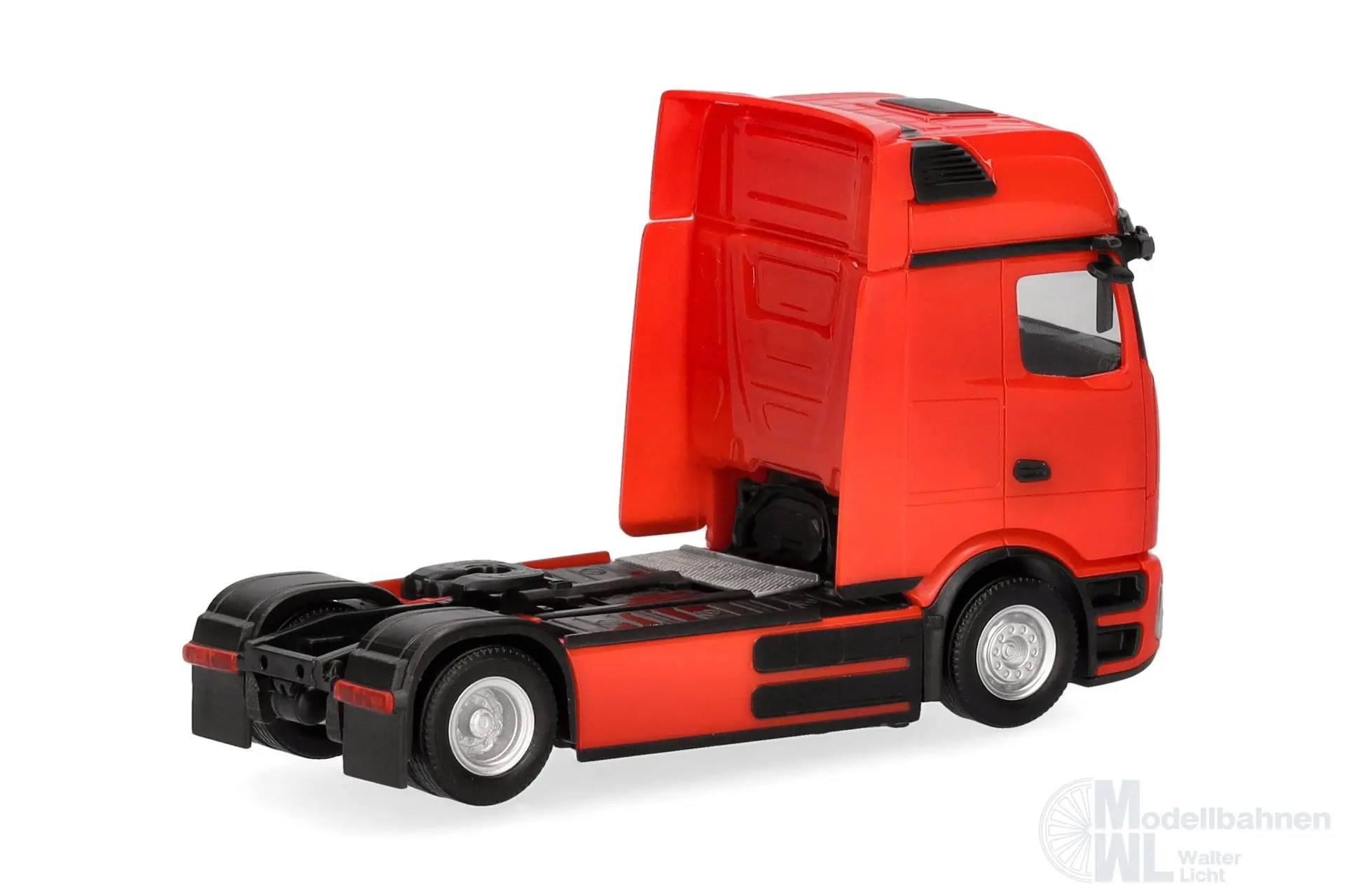Herpa 319447-002 - Mercedes-Benz eActros 600 Gigaspace Zugmaschine verkehrsrot H0 1:87
