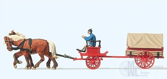 Preiser 30429 - Kohlenwagen um 1900 Fertigmodell H0 1:87