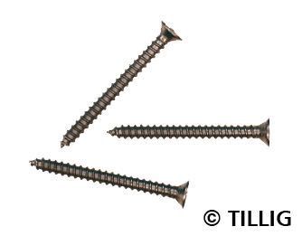 Tillig 08976 - Mini-Holzschrauben: 14 mm x 15 mm (Beutel à 100 Stück)