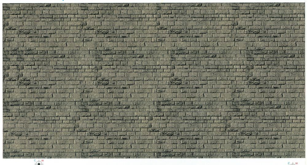 Vollmer 47368 - Mauerplatte Hausteinatur N 1:160