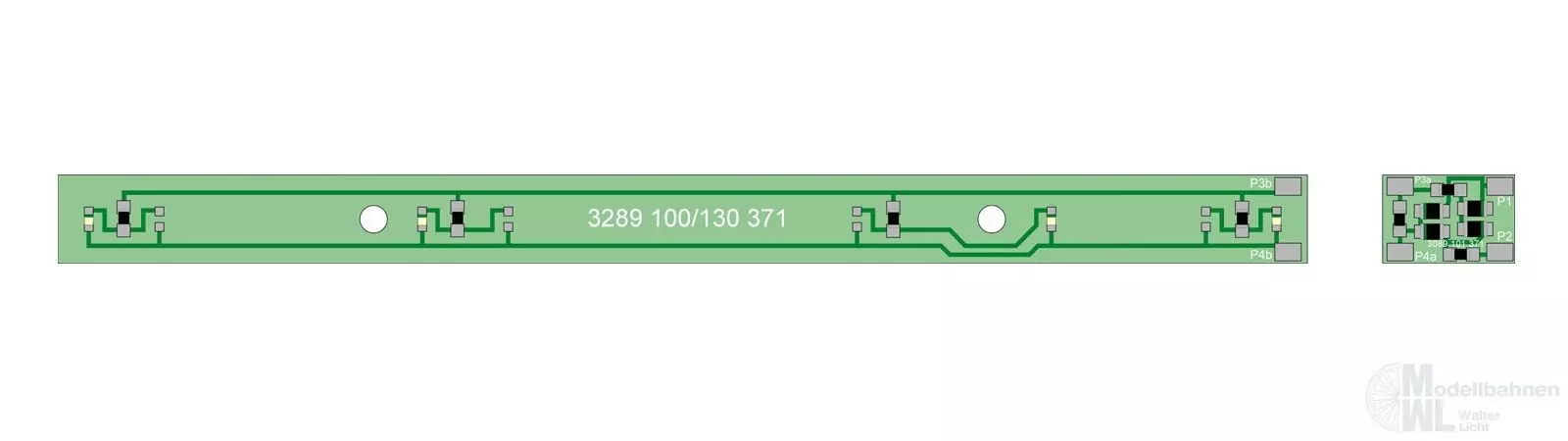 Bemo 6545630 - Innenbeleuchtung für 368913x für GL und WS-Wagen H0