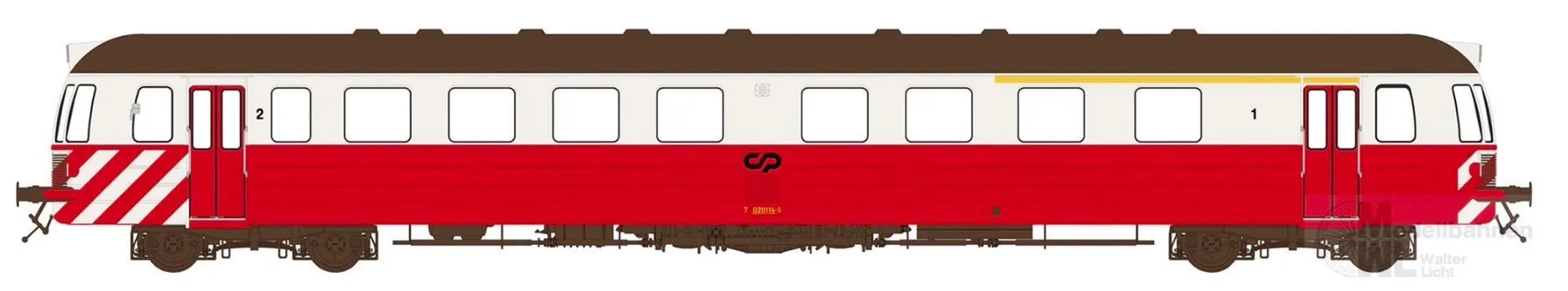 Sudexpress SNCP11418 - Triebwagen Serie 0100 CP Ep.V 0114 Anos 90 H0/GL
