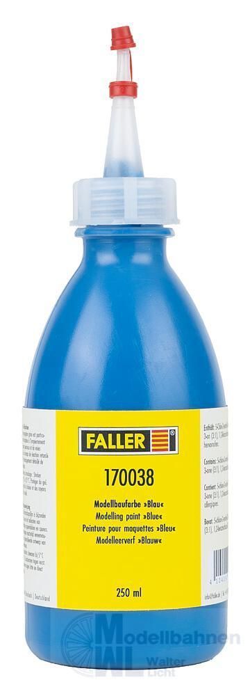 Faller 170038 - Modellbaufarbe blau 250 ml Faller 170038 - Modellbaufarbe blau 250 ml