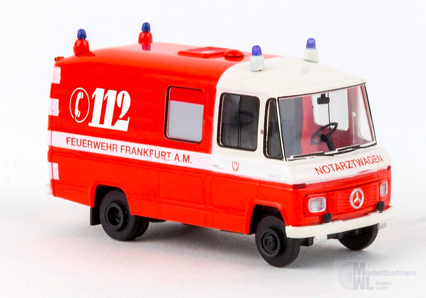 Brekina 36934 - Mercedes-Benz L508 RTW FW Frankfurt  H0 1:87