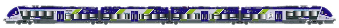LS Models 10399 - Triebzug AGC 4 SNCF Ep.VI HdeFrance 4.tlg. H0/GL LS Models 10399 - Triebzug AGC 4 SNCF Ep.VI HdeFrance 4.tlg. H0/GL