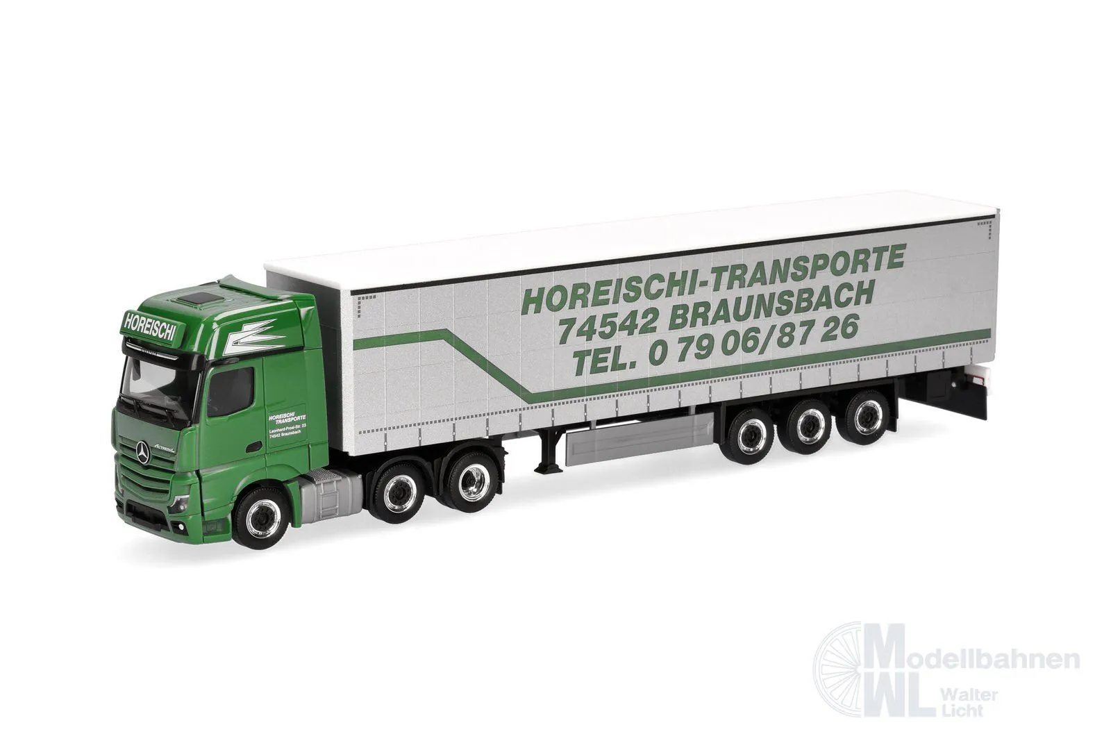 Herpa 320856 - Mercedes-Benz Actros L Giga 6x2 GardienPlanen-Sattelzug H0 1:87