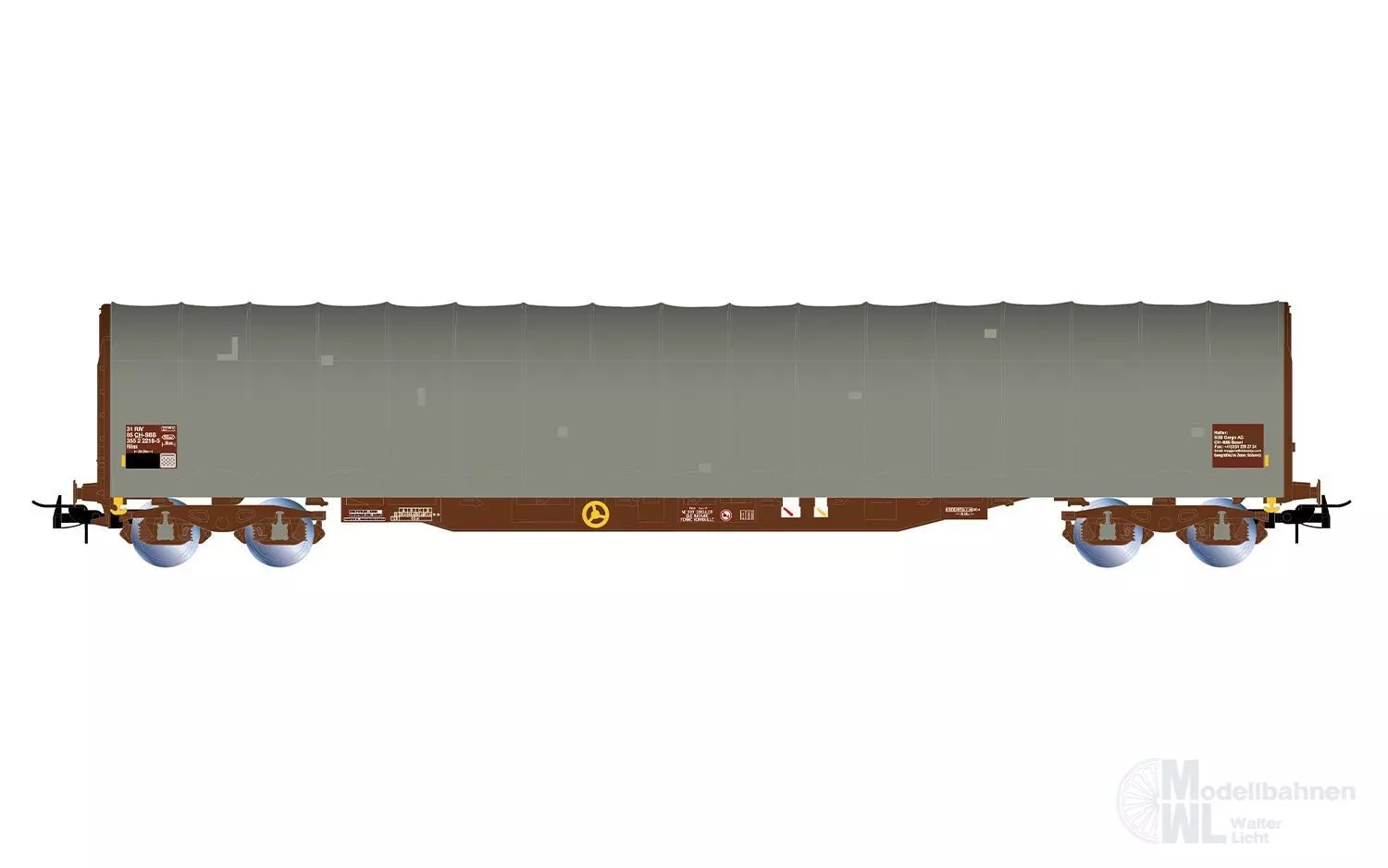 Rivarossi 6718 - Schiebeplanenwagen SBB Ep.V H0/GL