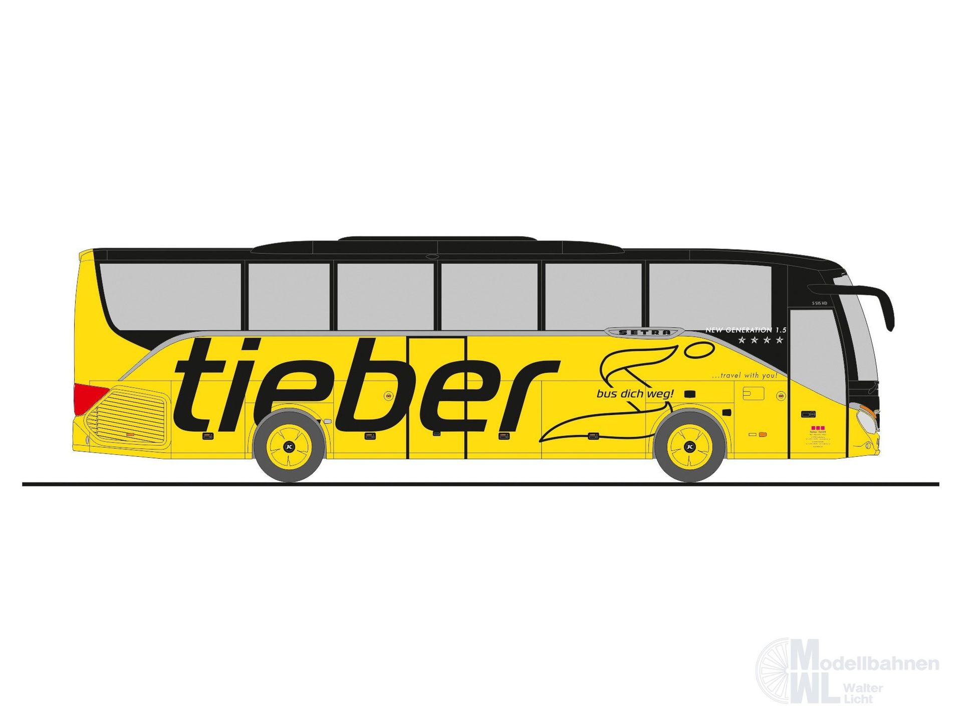 Rietze 77941 - Setra S 515 HD Tieber Judenburg (AT) H0 1:87