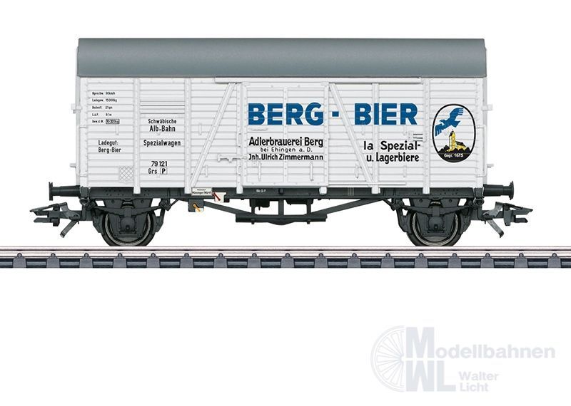 Märklin 94539 - MÄRKLIN - Güterwagen Berg Bier schwäbische Alpbahn Ep.VI H0/WS Märklin 94539 - MÄRKLIN - Güterwagen Berg Bier schwäbische Alpbahn Ep.VI H0/WS