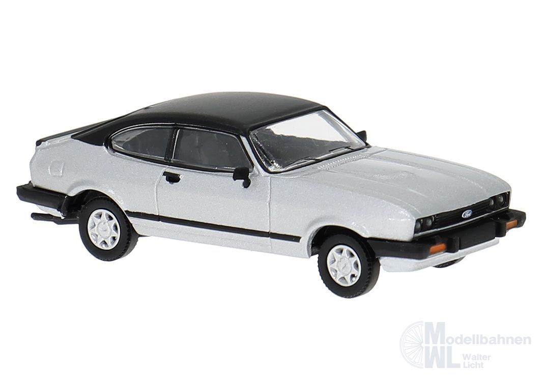 Brekina 19557 - Ford Capri in silber-metallic H0 1:87