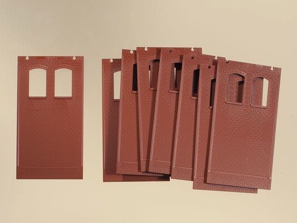 Auhagen 80521 - Wände 2410G rot H0 1:87