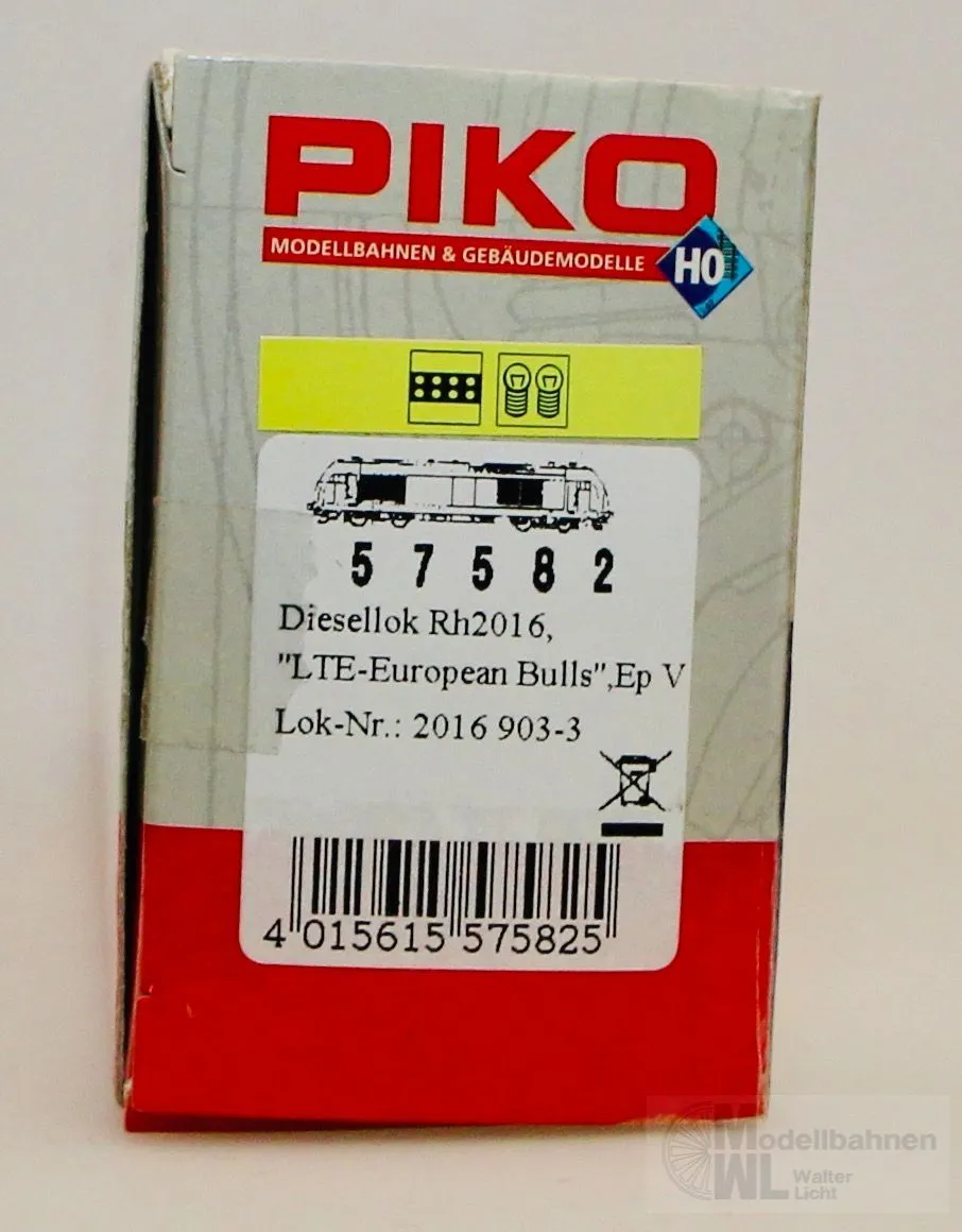 Piko 57582 - PIKO - Diesellok Rh 2016 LTE Ep.V European Bulls H0/GL