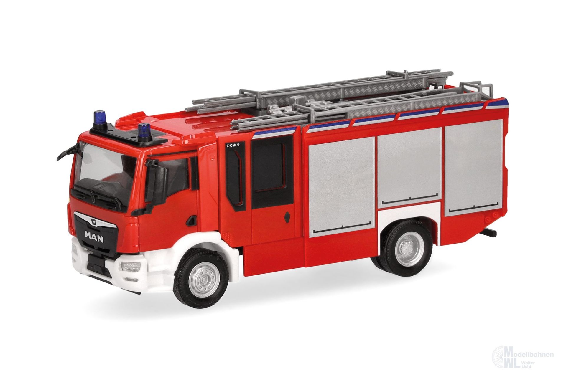 Herpa 098601 - MAN TGM CC Z-Cab Feuerwehr H0 1:87