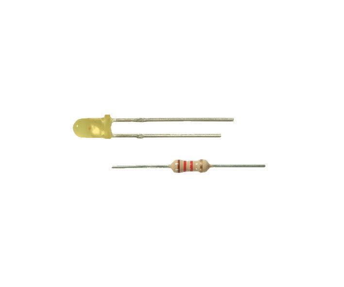 Viessmann 3551 - LED 3mm 4 Stück gelb