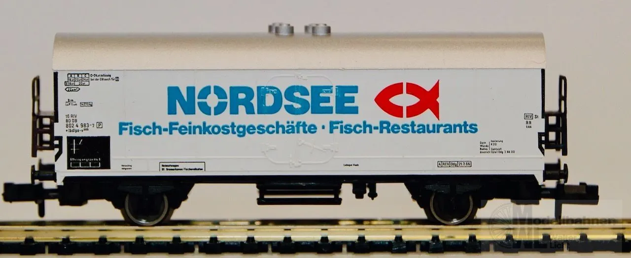 Fleischmann 8322 - FLEISCHMANN - Kühlwagen DB Ep.IV Nordsee N 1:160