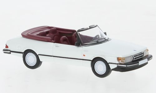 PCX-Models 870668 - Saab 900 Cabriolet metallic-weiss 1986 H0 1:87