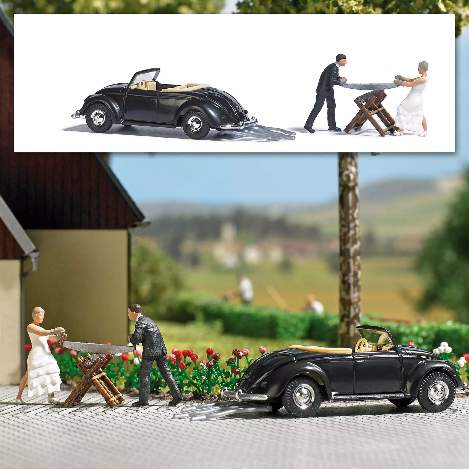Busch 7980 - A-Set: Hochzeit H0 1:87