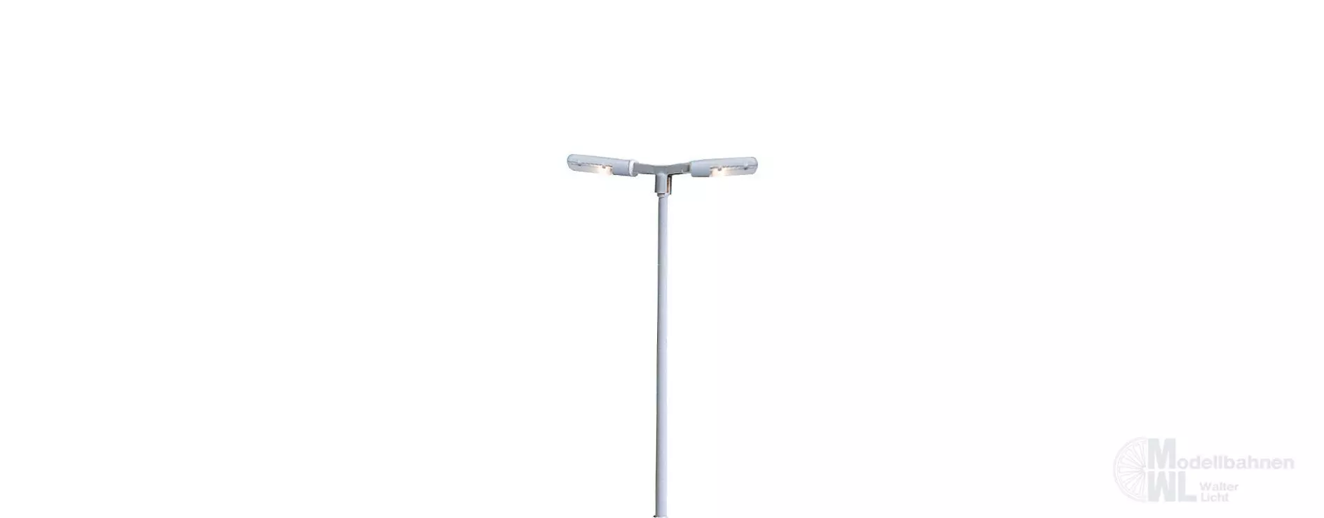 Brawa 84059 - Bahnsteigleuchte doppelt mit Stecksockel LED H0 1:87