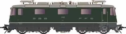 Lenz 40344-01 - E-Lok Re 4/4 II SBB Ep.IV 11163 grün Spur 0