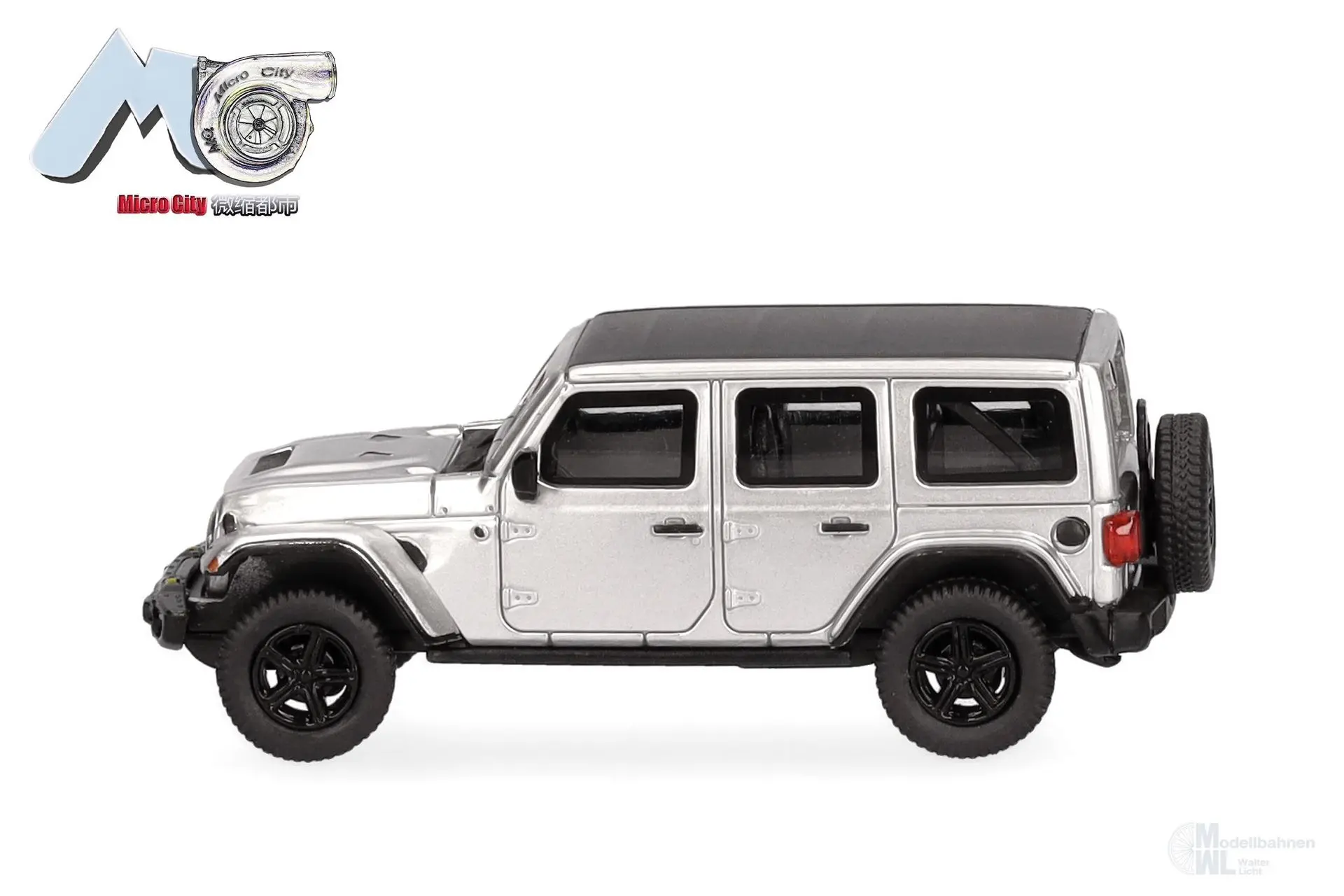 Herpa 87MC000027 - Jeep Wrangler silber (ab 2017 H0 1:87