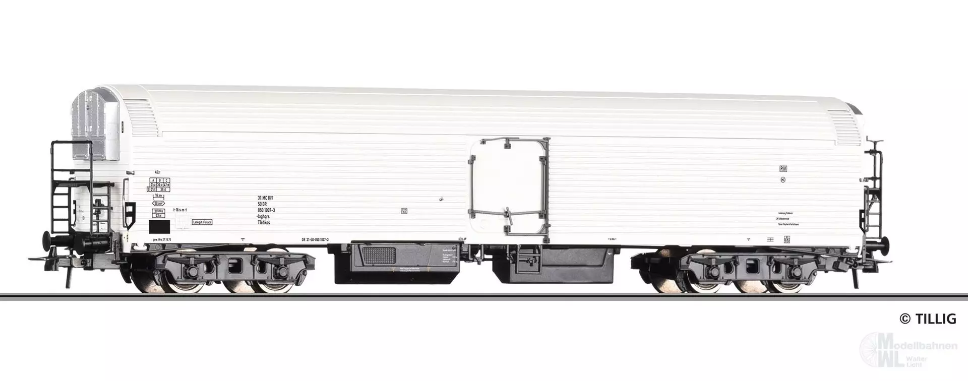 Tillig 77091 - Maschinenkühlwagen DR Ep.IV laghqrs H0/GL