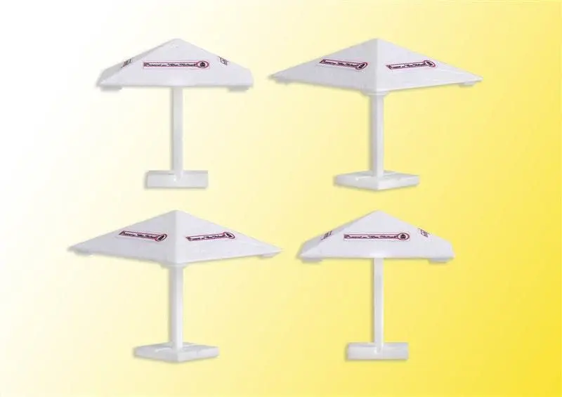 Vollmer 45138 - Biergarten-Schirme 4 Stück H0 1:87