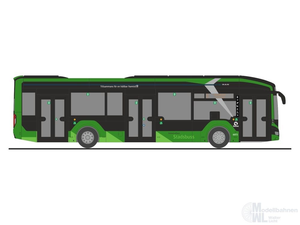 Rietze 76354 - MAN Lion´s City 12 E Skanetrafiken (SE) H0 1:87