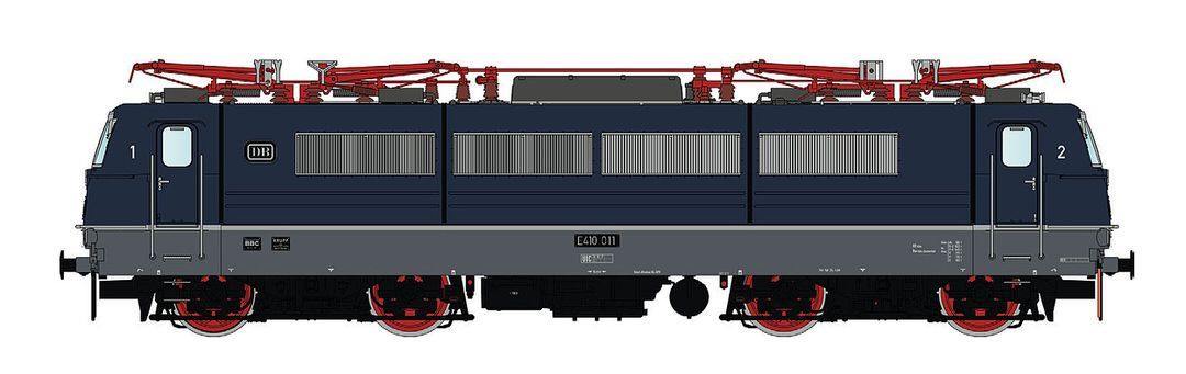 LS Models 16522S - E-Lok E 410 011 DB Ep.IIIc H0/WS Sound LS Models 16522S - E-Lok E 410 011 DB Ep.IIIc H0/WS Sound