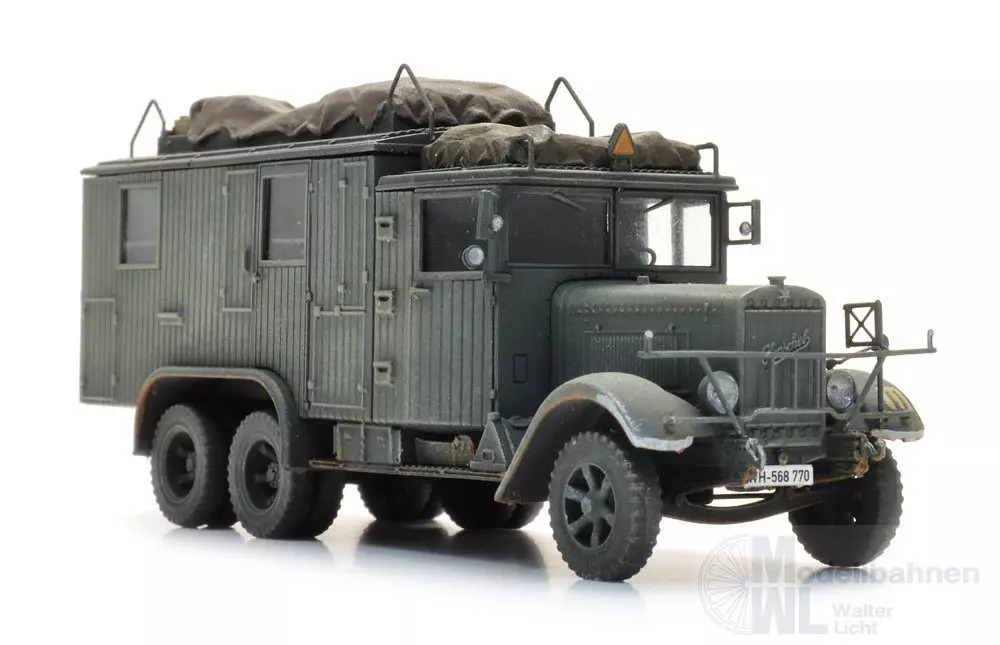 ARTITEC b.v. 6870506 - WM Henschel 33 D1 Kfz. 72 radio grau Fertigmodell H0 1:87