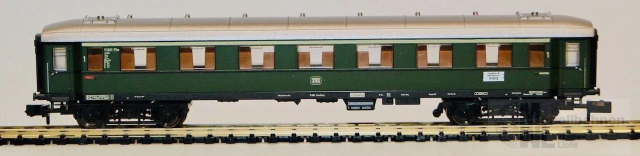 Fleischmann 8631 - FLEISCHMANN - Schnellzugwagen DB Ep.III 1.Kl. A4üe N 1:160