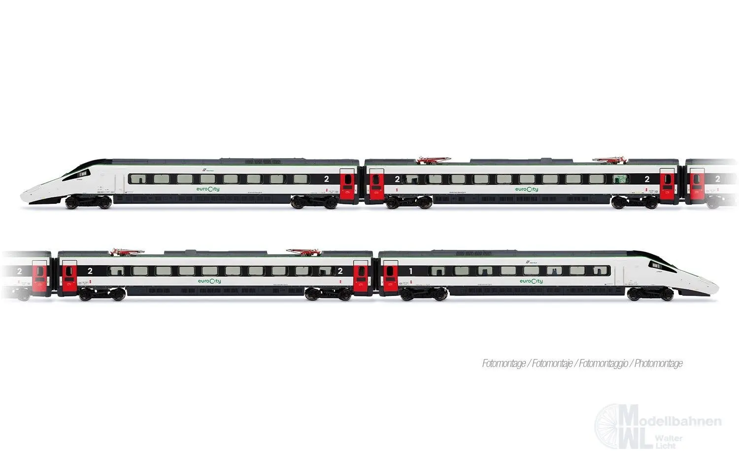 Arnold 2699S - Triebzug ETR 610 FS Ep.VI 4.tlg. N 1:160 Sound