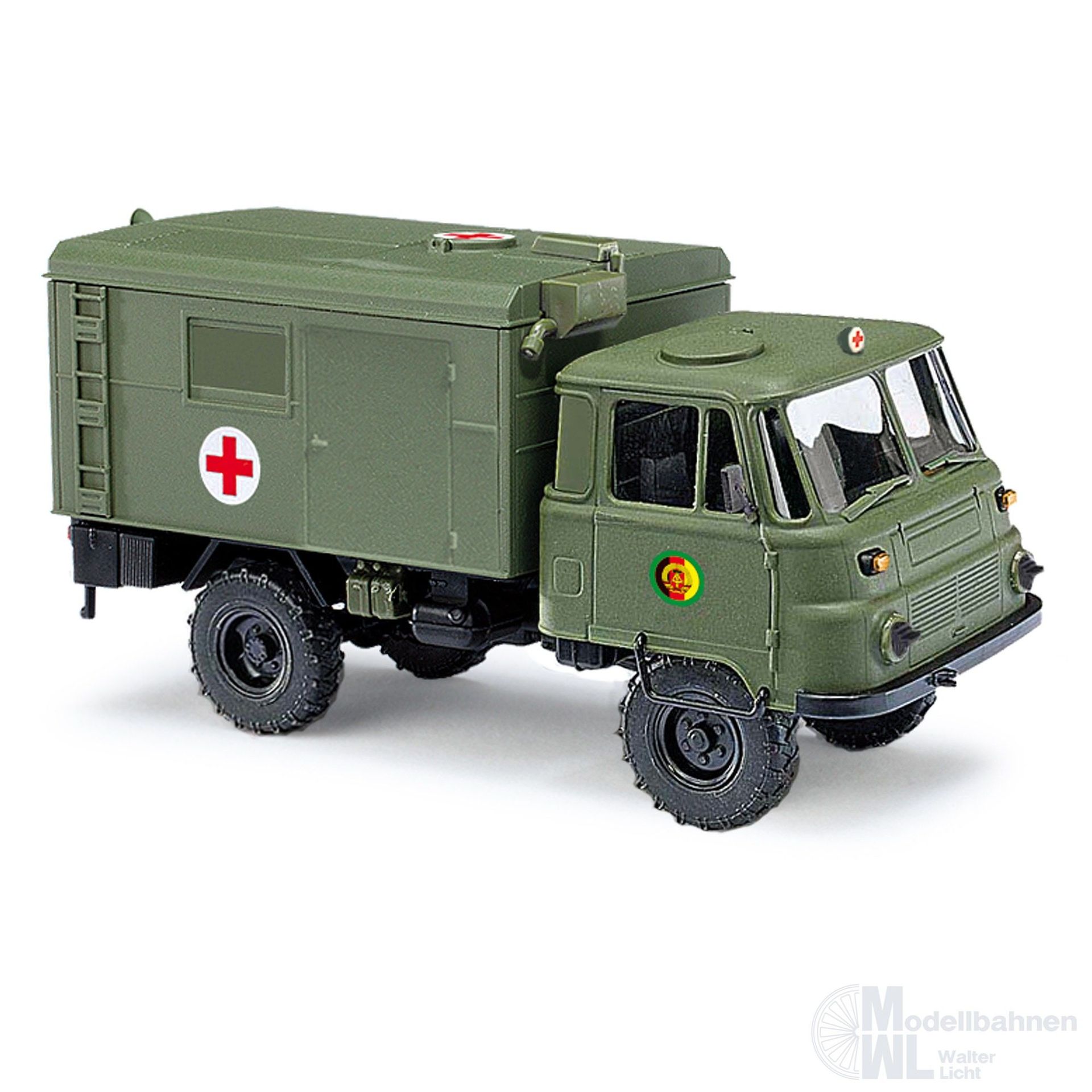 Busch 50254 - Robur LO 2002 A Sankra Grenztruppen Bj.1983 H0 1:87 Busch 50254 - Robur LO 2002 A Sankra Grenztruppen Bj.1983 H0 1:87