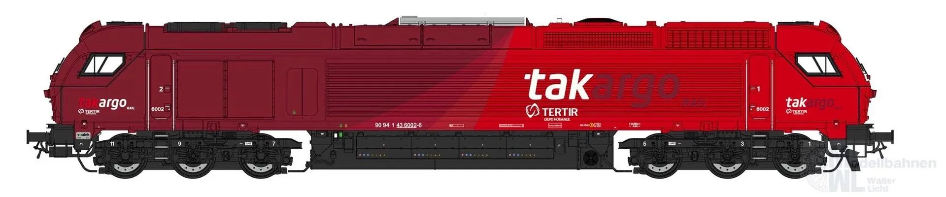 Sudexpress N0060021 - Diesellok BR 6002 Euro 4000 takargo Ep.VI N 1:160