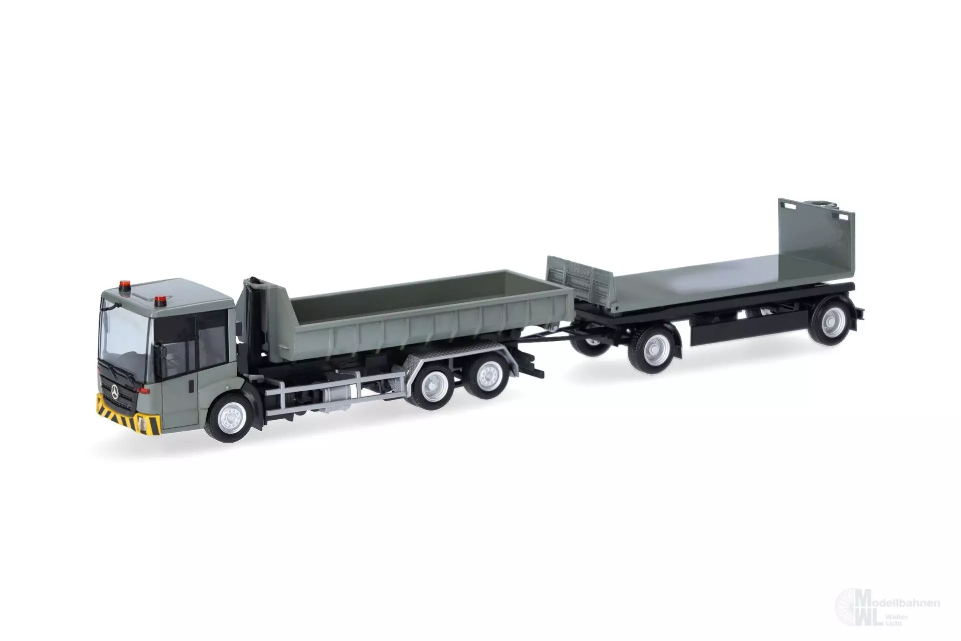 Herpa 321549 - Mercedes-Benz Econic WeLaHz m. Mulde/Flat H0 1:87