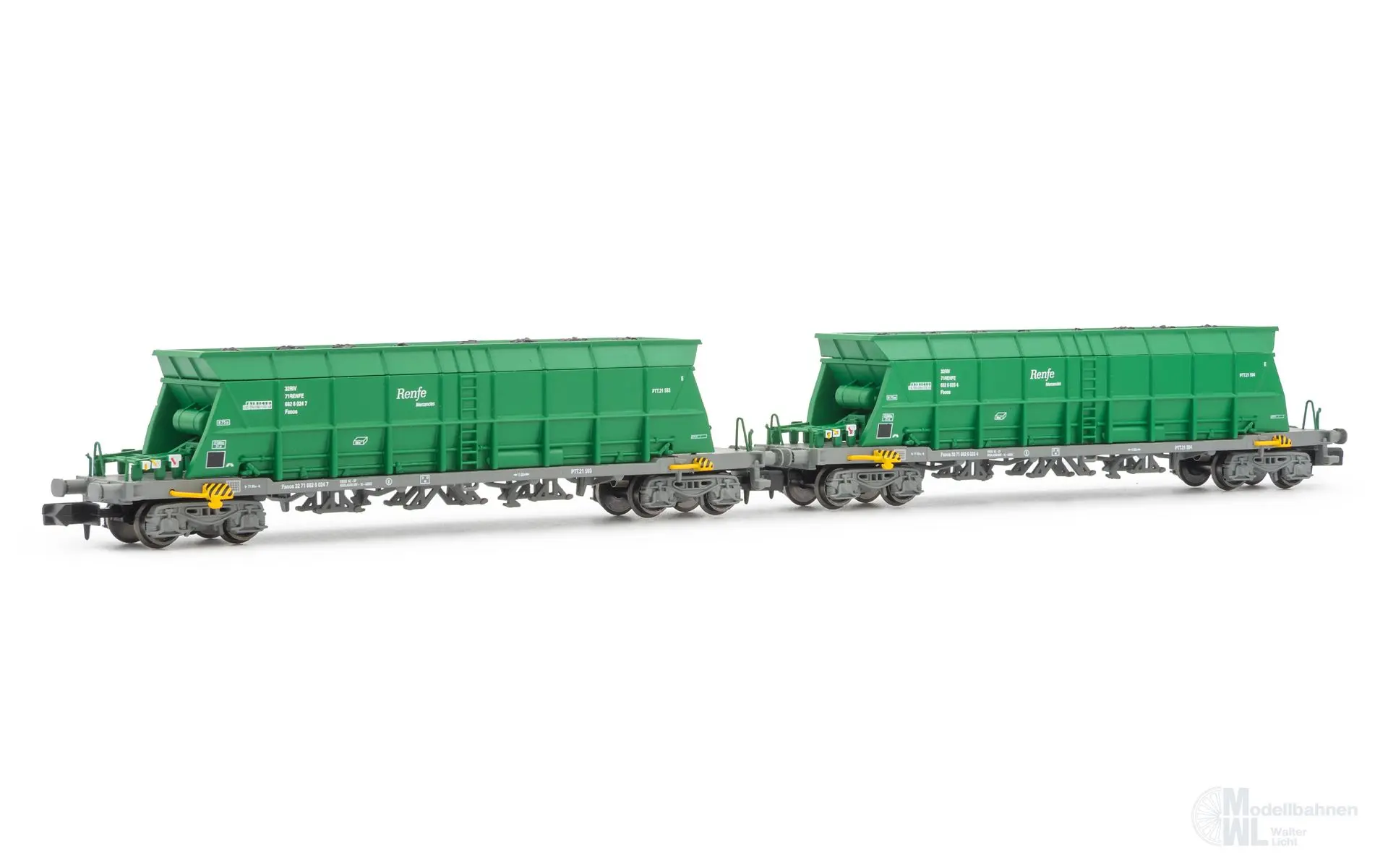 Arnold 6670 - Selbstentladewagen Set RENFE Ep.V/VI 2.tlg. N 1:160
