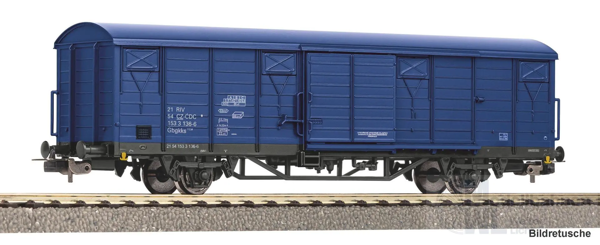 Piko 24562 - Güterwagen ged. CD Cargo Ep.VI Gbgkks H0/GL