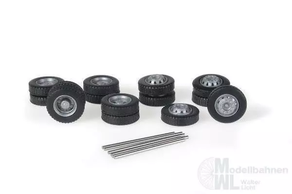 Rietze 70082 - LKW Rädersatz Felgen silber H0 1:87
