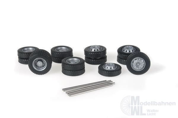Rietze 70082 - LKW Rädersatz Felgen silber H0 1:87