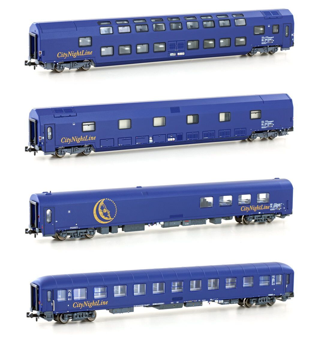 LS Models 97003N - Nachtzugwagen Set CNL Ep.V 4.tlg. Set 2 N 1:160