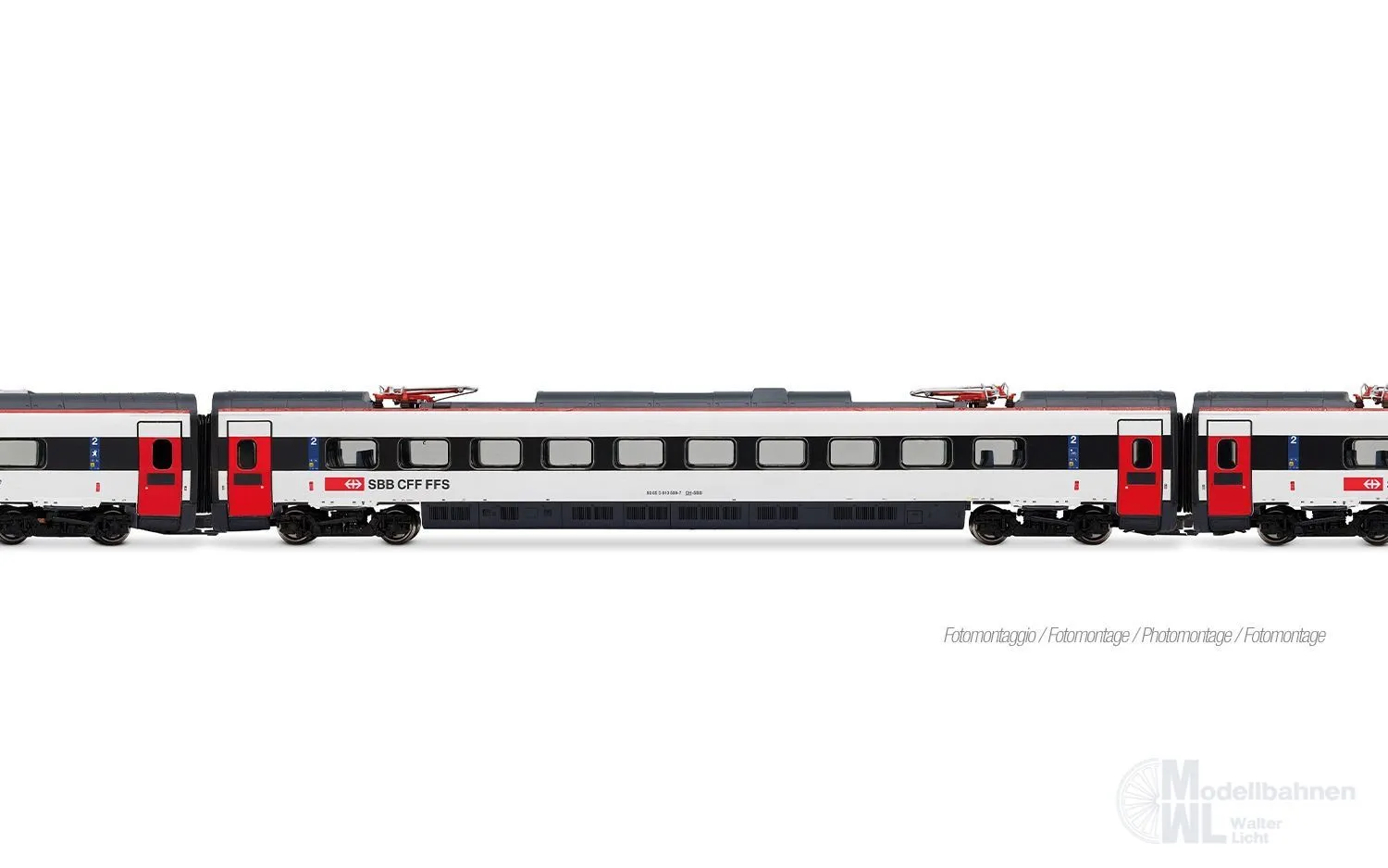 Lima 1683 - Triebzug ETR 610 SBB Ep.VI 4.tlg. H0/GL
